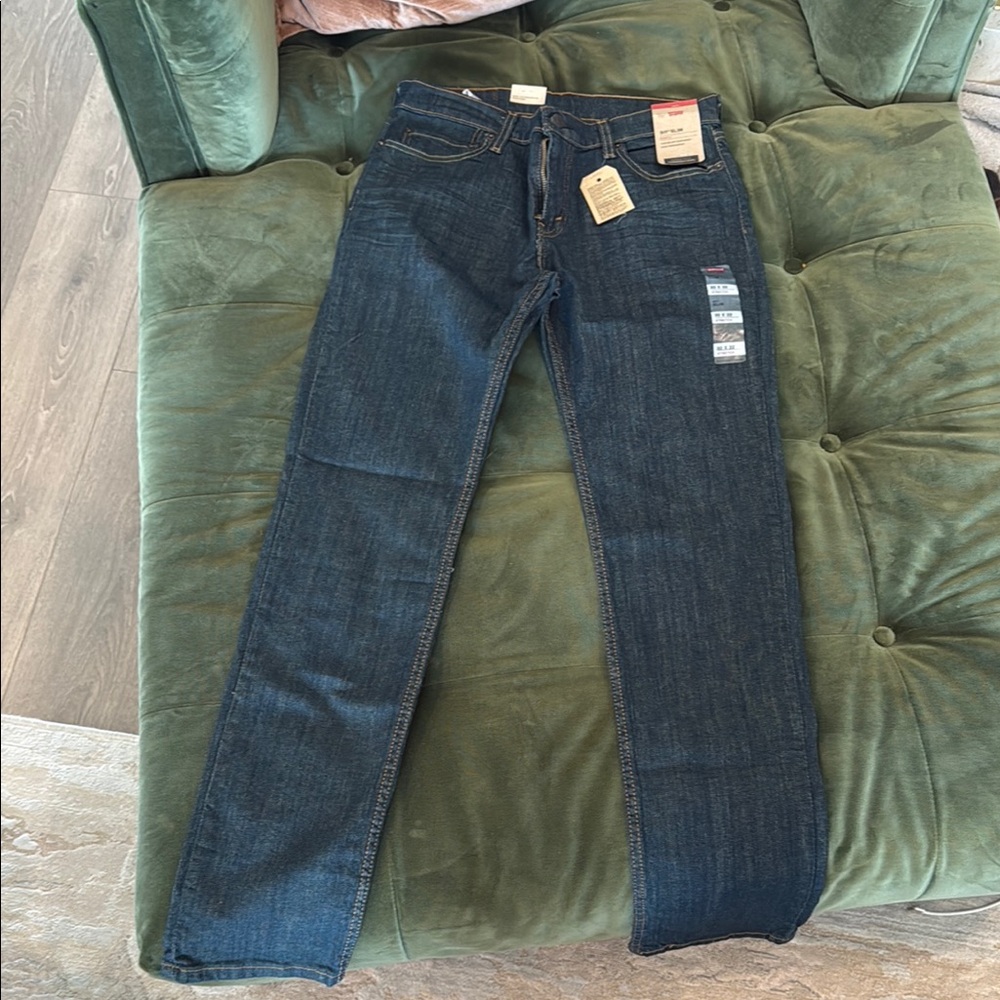 Men's Slim Blue Jeans